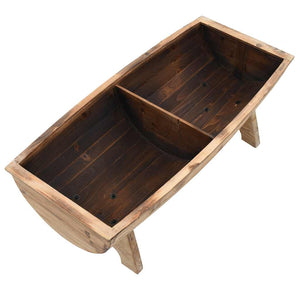 vidaXL Storage Bench Solid Wood and Fabric 103 x 51 x 44 cm