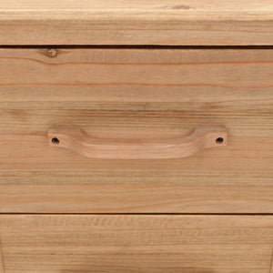 vidaXL Nightstand Solid Fir Wood 50x35x57 cm