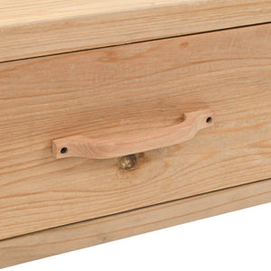 vidaXL Console Table Solid Fir Wood 115x40.5x76 cm