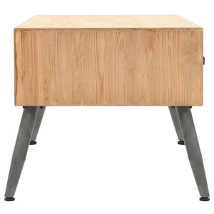 vidaXL Coffee Table Solid Fir Wood 115 x 55 x 50 cm
