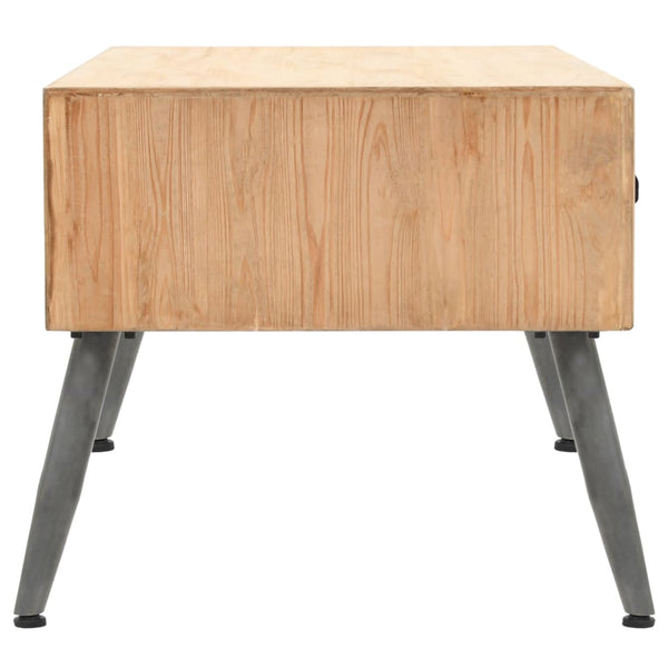 vidaXL Coffee Table Solid Fir Wood 115 x 55 x 50 cm