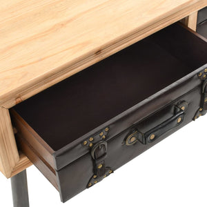 vidaXL Coffee Table Solid Fir Wood 115 x 55 x 50 cm