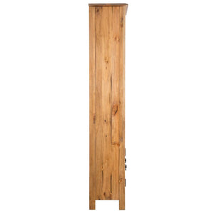 vidaXL Tall Bathroom Cabinet Solid Pine Wood 48x32x170 cm