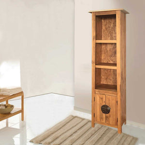 vidaXL Tall Bathroom Cabinet Solid Pine Wood 48x32x170 cm