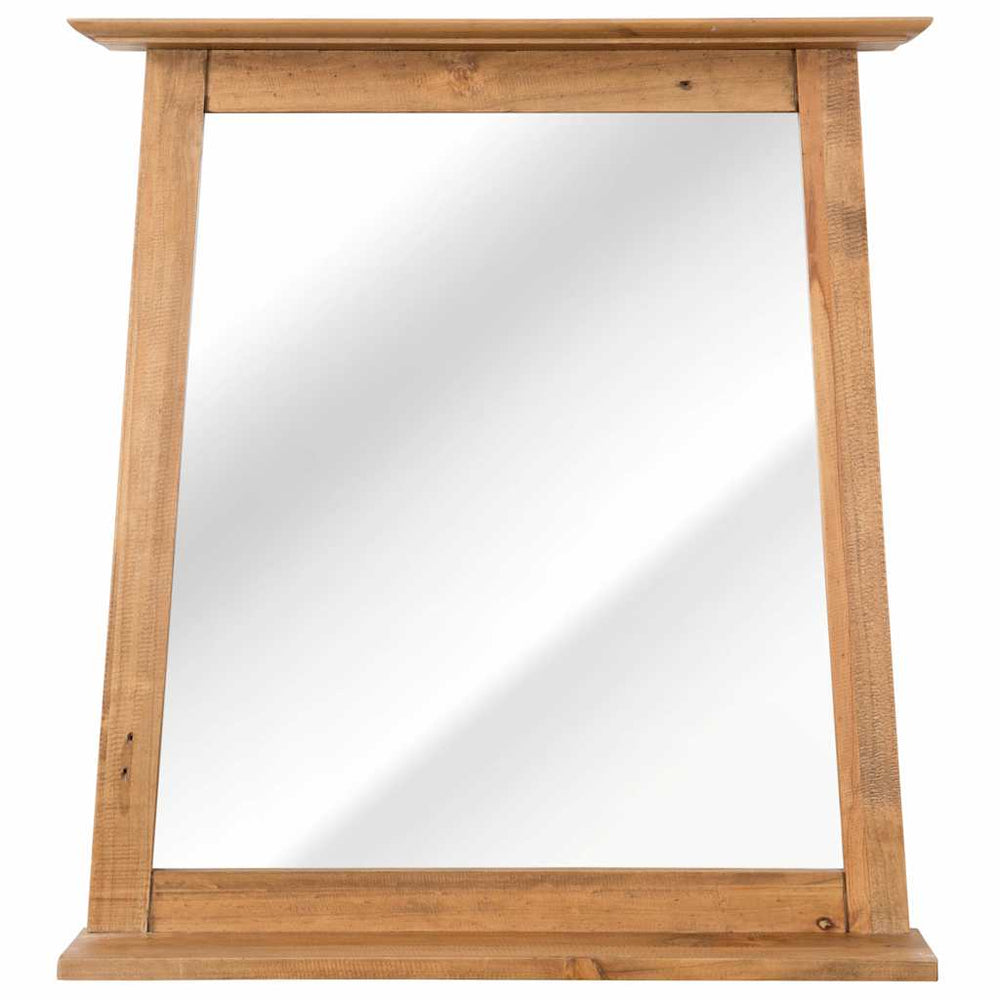 vidaXL Solid Pine Bathroom Mirror 70x12x79 cm