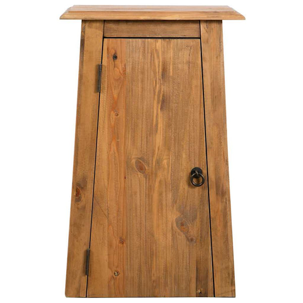 vidaXL Wall-Mounted Bathroom Cabinet Solid Pine Wood 42x23x70 cm