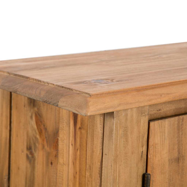 vidaXL Wall-Mounted Bathroom Cabinet Solid Pine Wood 42x23x70 cm