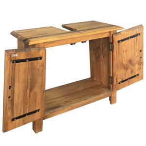 vidaXL Bathroom Furniture Set Solid Pine Wood