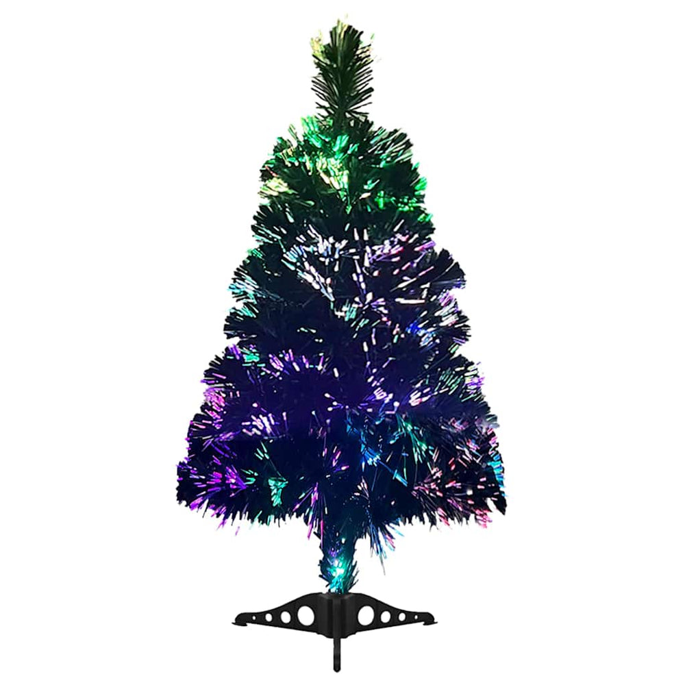 vidaXL Artificial Christmas Tree Fiber Optic 64 cm Green