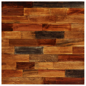 vidaXL 3-piece Bar Set Solid Reclaimed Wood and Genuine Goat Leather