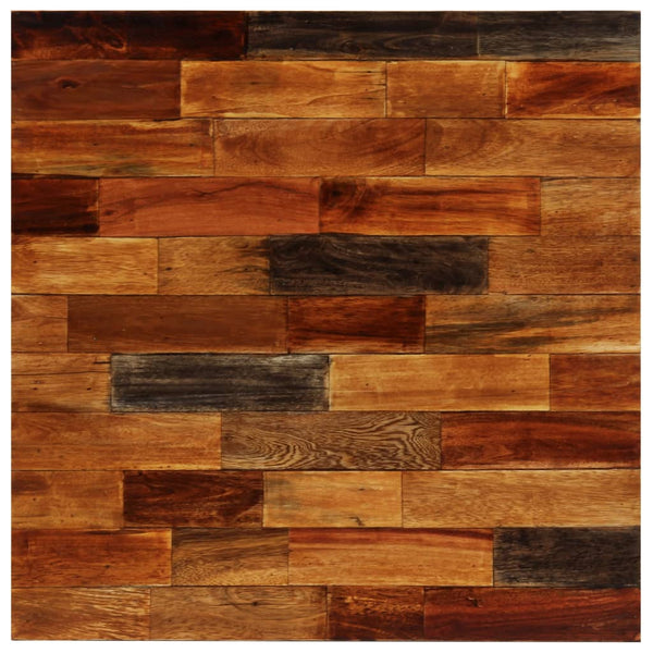 vidaXL 3-piece Bar Set Solid Reclaimed Wood and Genuine Goat Leather