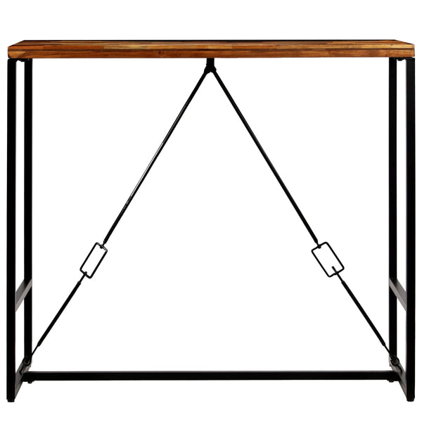 vidaXL Solid Reclaimed Wood Bar Table 120x60x106 cm
