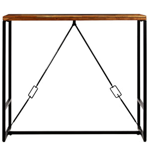vidaXL Solid Reclaimed Wood Bar Table 120x60x106 cm
