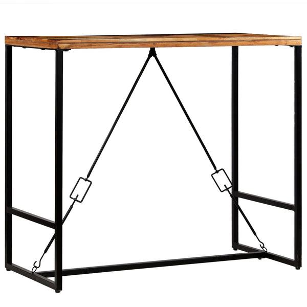 vidaXL Solid Reclaimed Wood Bar Table 120x60x106 cm
