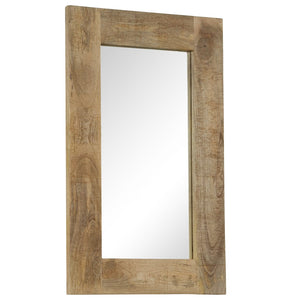 vidaXL Solid Mango Wood Mirror 50 x 80 cm
