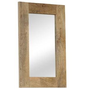 vidaXL Solid Mango Wood Mirror 50 x 80 cm