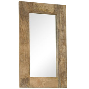 vidaXL Solid Mango Wood Mirror 50 x 80 cm