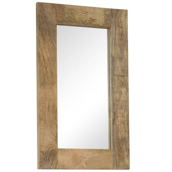 vidaXL Solid Mango Wood Mirror 50 x 80 cm