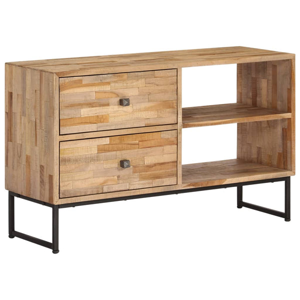 vidaXL TV Cabinet Recycled Teak 90x30x55 cm