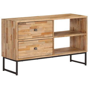 vidaXL TV Cabinet Recycled Teak 90x30x55 cm