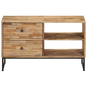 vidaXL TV Cabinet Recycled Teak 90x30x55 cm