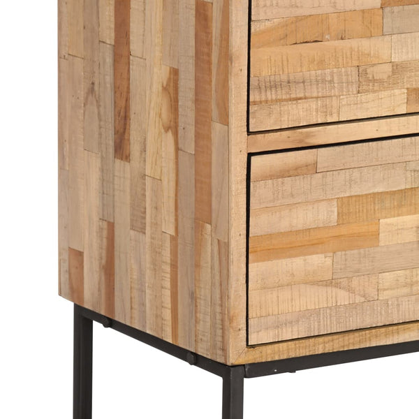 vidaXL TV Cabinet Recycled Teak 90x30x55 cm