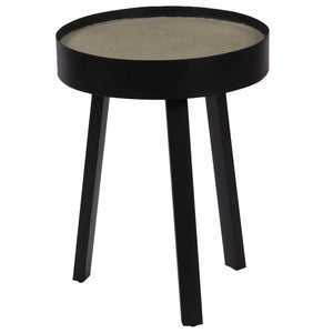 vidaXL Coffee Table with Concrete Top 40x55 cm