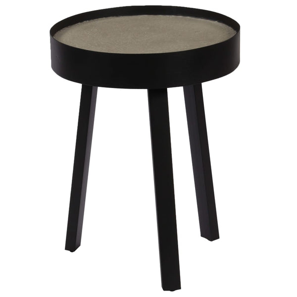 vidaXL Coffee Table with Concrete Top 40x55 cm