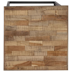 vidaXL 3-Piece Side Table Set Recycled Teak