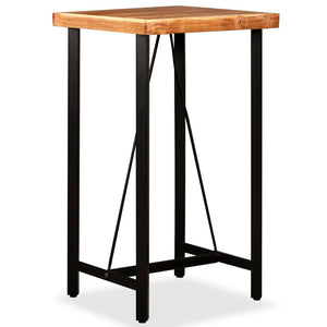 vidaXL 3-Piece Bar Set Solid Acacia and Reclaimed Wood