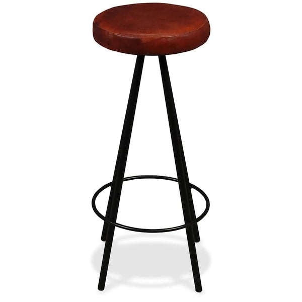 vidaXL 7-piece Bar Set Solid Acacia Wood and Genuine Leather