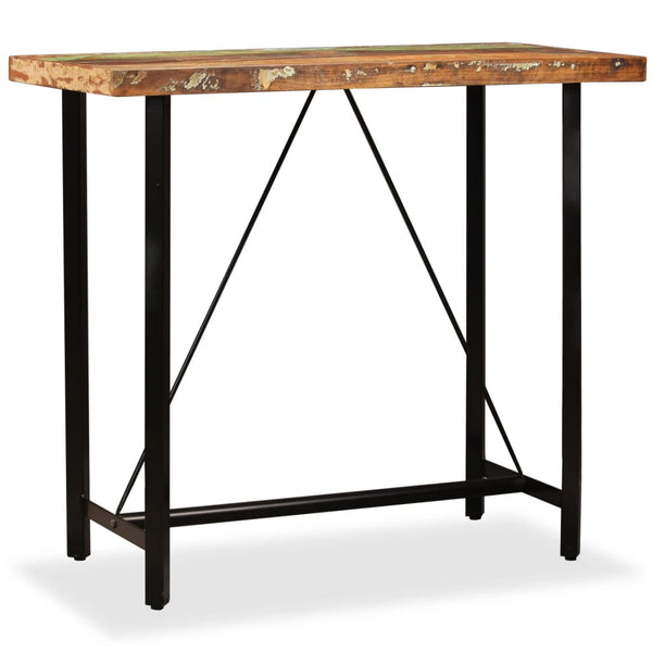 vidaXL 5-piece Solid Reclaimed Wood Bar Set