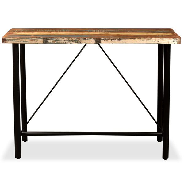 vidaXL 5-piece Solid Reclaimed Wood Bar Set