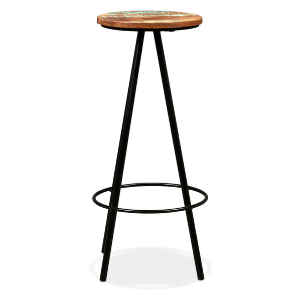 vidaXL 5-piece Solid Reclaimed Wood Bar Set