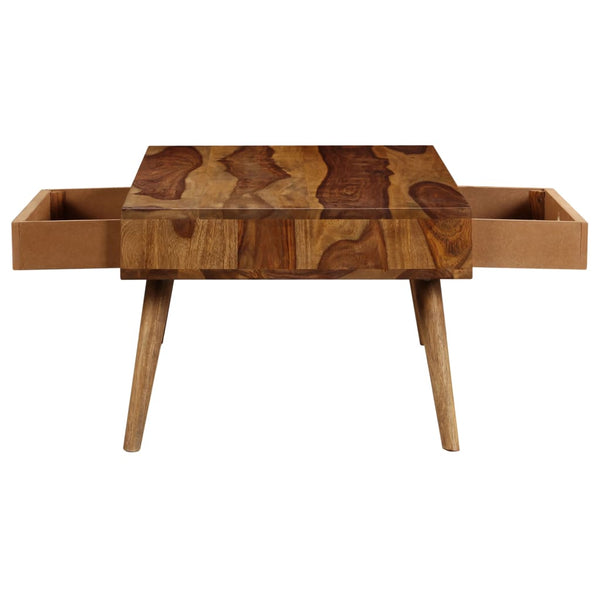 vidaXL Coffee Table 110x50x35 cm Solid Acacia Wood