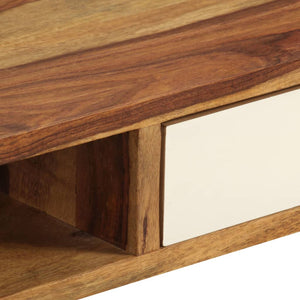 vidaXL Coffee Table 110x50x35 cm Solid Acacia Wood