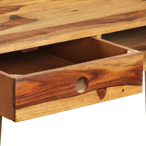vidaXL Desk 110 x 55 x 76 cm Solid Acacia Wood