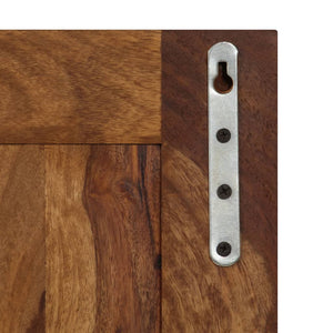 vidaXL Wall-mounted Coat Racks 2 pcs. Solid Acacia Wood