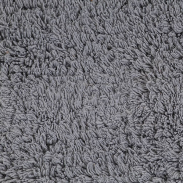 vidaXL Bath Mat Set 3-piece Fabric Grey