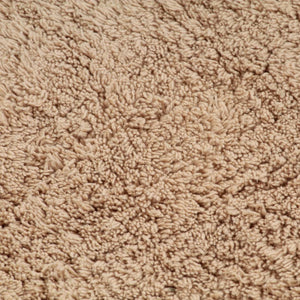 vidaXL Bath Mat Set 3-piece Fabric Beige