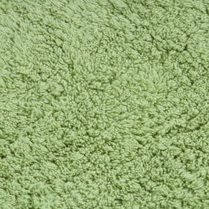 vidaXL 3-piece Bath Mat Set Fabric Green