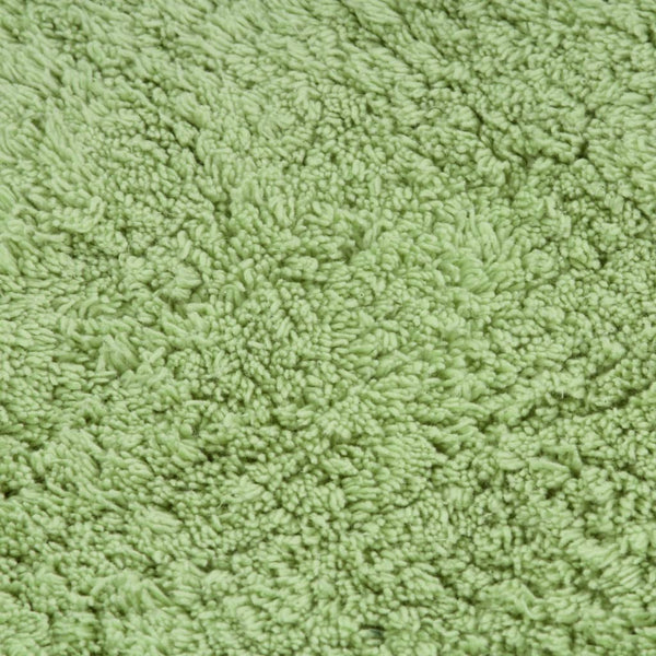vidaXL 3-piece Bath Mat Set Fabric Green