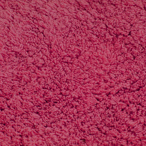 vidaXL 3-Piece Fabric Bath Mat Set Fuchsia