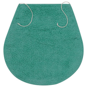 vidaXL 3-piece Bath Mat Set Fabric Turquoise