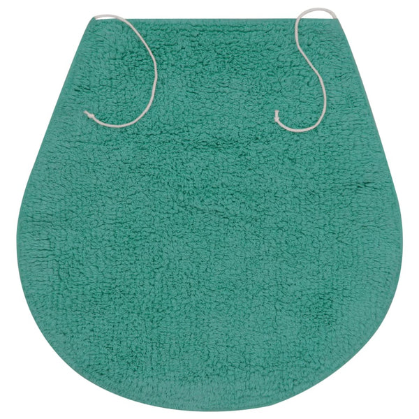 vidaXL 3-piece Bath Mat Set Fabric Turquoise