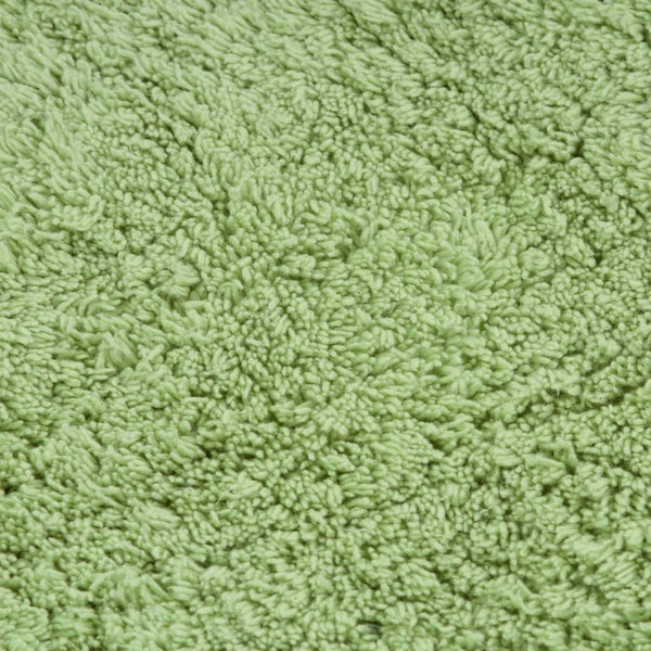vidaXL Bath Mat Set 2-Piece Fabric Green