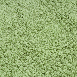 vidaXL Bath Mat Set 2-Piece Fabric Green