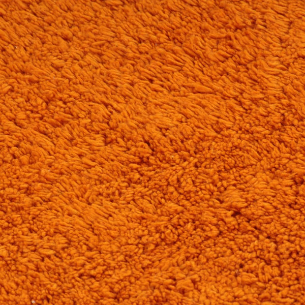 vidaXL Bath Mat Set 2-piece Fabric Orange