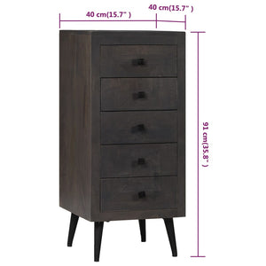 Sideboard Massivholz Mango 40x40x91 cm