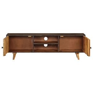 vidaXL TV Cabinet Solid Mango Wood 140x30x45 cm